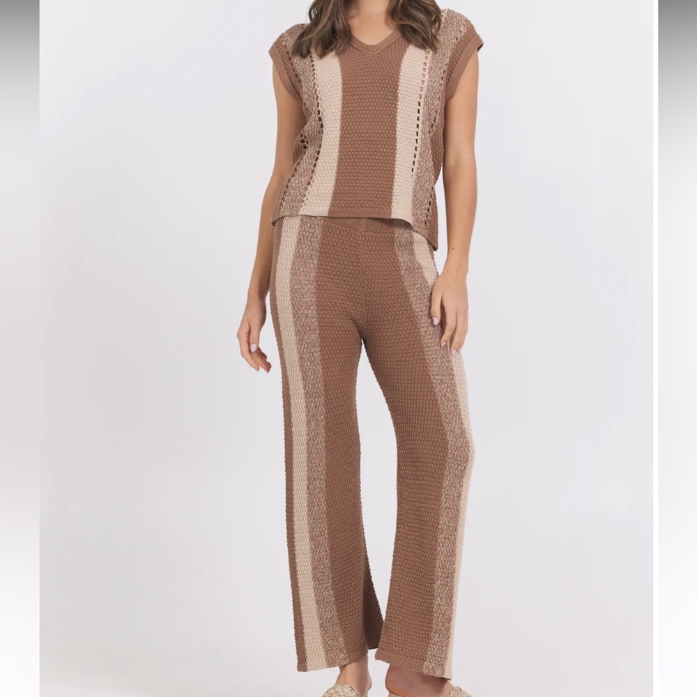 Crochet pant set